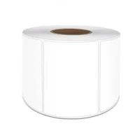 铜版纸标签 白色 国产材质 100×80mm 500张 跳距3mm 管芯内径40mm 单排