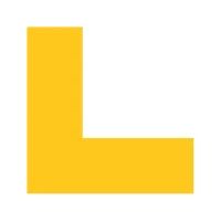 L形定位贴 L-03 15×15×5cm PVC背胶 黄色