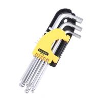 公制长球头内六角扳手套装 STMT94162-8-23 9件 1.5-10mm 塑架