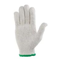 ZKH/震坤行 10针450G A级棉本白棉纱手套 10针450G A级棉纱线手套 本白绿边 均码 450g/包 10双 1包